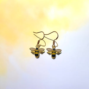 Bee Hook Earrings