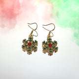 Christmas Snowflake Hook Earrings