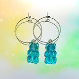 Gummy Bear Hoop Earrings - Various Colours