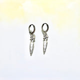 Carrot Lever Back Earrings