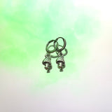 Mini Mushroom Lever Backs Earrings