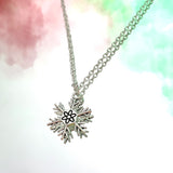 Snowflake Necklace 18”