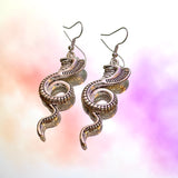 Cobra Snake Hook Earrings