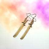 Mini Samurai Sword Hook Earrings