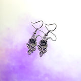 Rose Hook Earrings