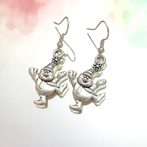 Dancing Snowman Hook Earrings