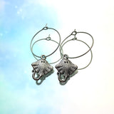 Stingray Hoop Earrings