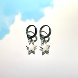 Star Lever Back Earrings