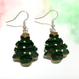 Christmas Tree Hook Earrings