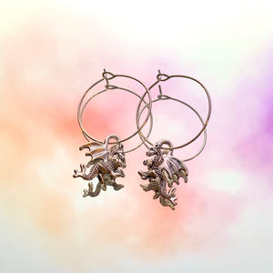 Dragon Hoop Earrings