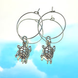 Tortoise Hoop Earrings