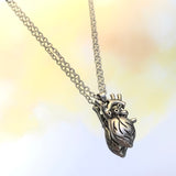 Human Heart Necklace 18”