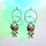 Alien Hoop Earrings