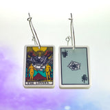 The Lovers Tarot Card Hoop Earrings