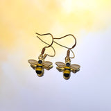 Bee Hook Earrings