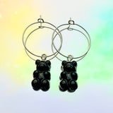 Gummy Bear Hoop Earrings - Various Colours