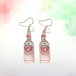 Pink Gin Hook Earrings