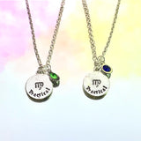 Virgo Reversible Necklace 18”