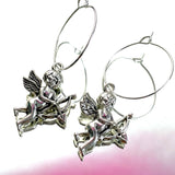 Cupid Hoop Earrings