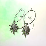 Silver Ouid Hoop Earrings