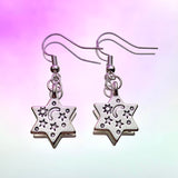 Celestial Star Hook Earrings