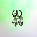 Mini Mushroom Lever Backs Earrings