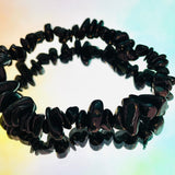 Black Tourmaline Chip Bracelet