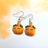 Unicorn Pumpkin Hook Earrings