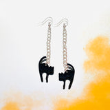 Scaredy-Cat Hook Earrings