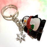 Christmas Penguin Keyring