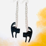 Scaredy-Cat Hook Earrings