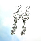 Key of Dreams Hook Earrings