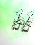 Koala Bear Hook Earrings