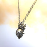 Human Heart Necklace 18”