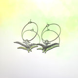 Pterodactyl Hoop Earrings