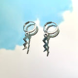 Lightening Lever Back Earrings