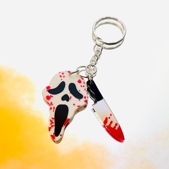 Ghost Face Keyring