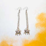 Weaving Spider Hook Earrings